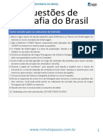 (PDF) Geografia Do Brasil para o Exército VUNESP