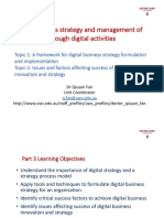 Week 7 - A Framework For Digital Business Strategy Formulation and Implementation