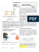Equação Do 2º Grau.