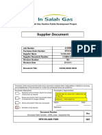 Supplier Document: in Salah Gas Souther Fields Development Project