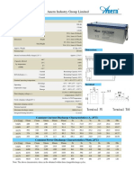 12V200AH GEL Battery Specs