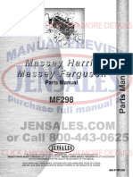 Massey-Ferguson-298-Tractor de Llantas-Parts-Manual