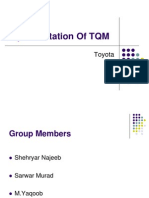 Total Quality Management of Toyota