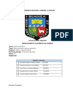 Ejercicios Química