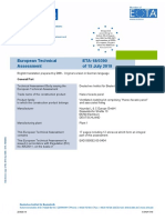 European Technical Assessment ETA-18/0390 of 15 July 2019: General Part