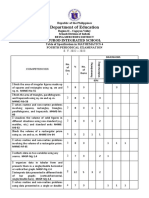 4th Periodical Test in Math 2022 2023 1