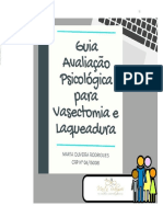 Guia Avaliacao Psicologica para Vasectomia e Laqueadura