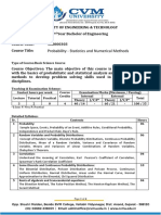 Probability Statistics and Numerical Methods