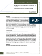 Pluriculturalidad, Multiculturalidad e Interculturalidad, Conocimientos Ne Cesarios para La Labor Docente