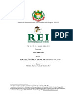 Educação Física Escolar: Um Novo Olhar: ISSN: 1809-6220