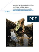 Test Bank For Principles of Educational Psychology Second Canadian Edition 2 e 2nd Edition