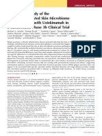 Loesche (2018) Longitudinal Study of The Psoriasis-Associated Skin Microbiome During Therapy With Ustekinumab in A Randomized Phase 3b Clinical Trial