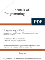 Lecture 5 Fundamentals of Programming