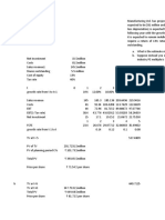 Solution CF and Price of Equity