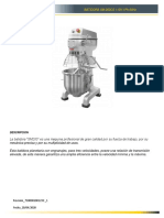 F.T. BATIDORA SM-200CS 110V-1Ph-60Hz