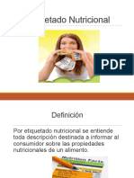 Etiquetado Nutricional