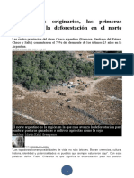 1.los Pueblos Originarios, Las Primeras Víctimas de La Deforestación en El Norte Argentino