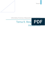 Tema - 9 Respuesta A Incidentes