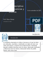 Estadística Descriptiva - Tablas de Frecuencias y Gráficas