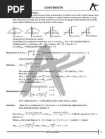 Sheet - 01 - Continuity