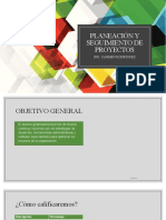 Planeación y Seguimiento de Proyectos Unidad 1
