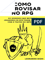 Como Improvisar No RPG - Dicas para Mestres e Jogadores - Os Segredos Que Mestres e Jogadores de RPG Podem Aprender Com o Teatro Do Improviso