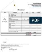 Invoice - July - Arda Tour