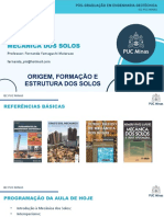 Aula 1 - Origem e Formação Dos Solos