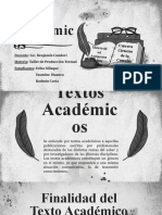 TEXTOS ACADÉMICOS Editado