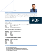 Pranto Kar CV