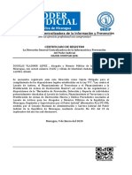 Certificado DGCIP