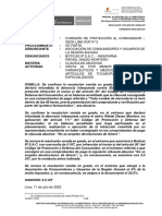 Procedencia: Comisión de Protección Al Consumidor Procedimiento: Denunciante: Denunciados: Materia: Cláusulas Abusivas Actividad