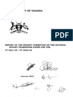 BUD2-21-Report On The National Budget Framework Paper For The FY 2021'22-FY2025'26