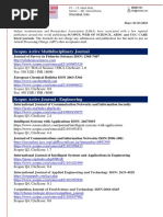 Journal List Indexing