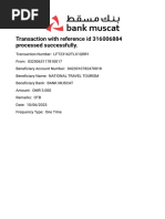 Bank Muscat Receipt