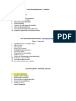 Labor Management Session Draft