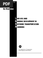 Beimborn 1999 - An Overview Land Use and Economic Development in Statewide Transportation Planning