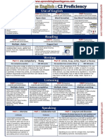 C2 Proficiency Table 