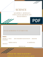 Science-Population Growth and Biodiversity