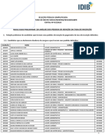 Seleção Pública Simplificada Prefeitura de Recife Seduc/Seinfra/Sesan/Gabpe EDITAL #01/2023