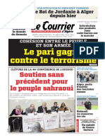 Le Courrier Dalgérie Du Dimanche 4 Décembre 2022