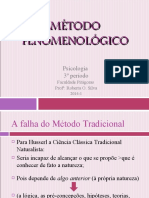 Aula 3 - Método Fenomenológico