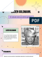 Lucien Goldmann - Método Estructuralista Genético - Exposicion