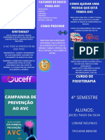 Folder Empresarial Corporativo Tecnologia Casual Azul e Roxo