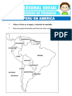 El Peru en America para Primero de Primaria