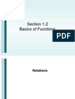 Section 1.2 Basics of Functions