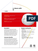 Kidde 1275E Smoke Detector Data Sheet