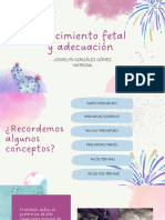 Crecimiento Fetal y Adecuación