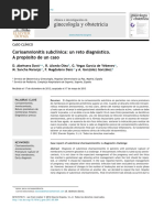 Ginecología y Obstetricia: Corioamnionitis Subclínica: Un Reto Diagnóstico. A Propósito de Un Caso