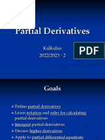 Partial Derivatives